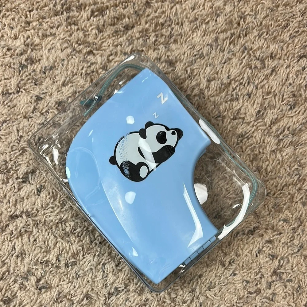 Travel Toddler Toilet Seat - Panda Bear, Blue